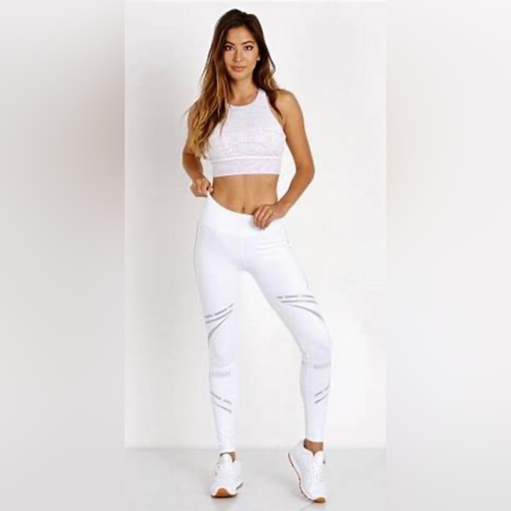 ALO YOGA AIRBRUSH / REFLECTIVE PANT💎🩶💎🩶💎❤️ Small